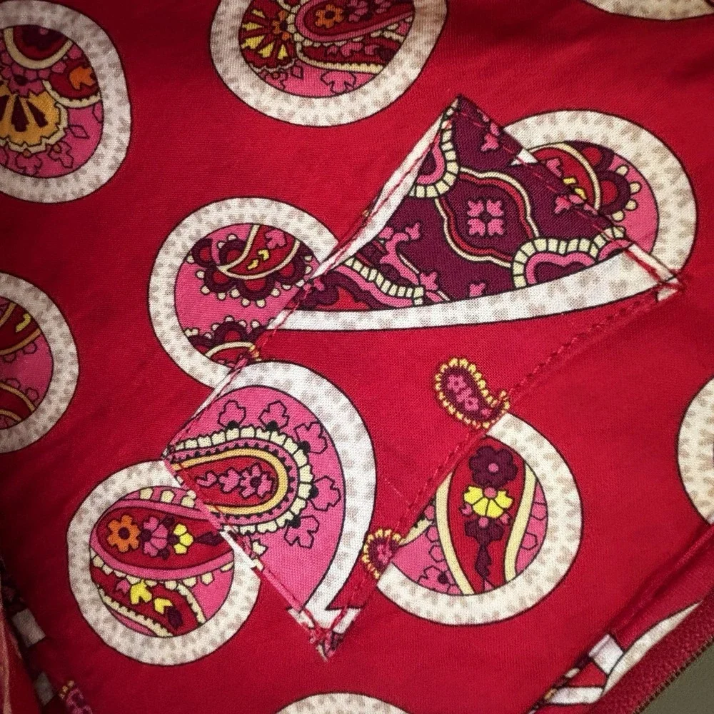 Vera‎ Bradley Loves Me Red Quilted iPad case Ereader sleeve 10 1/2